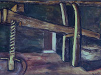 Il frantoio, 1967. Pinacoteca Sessa Cilento